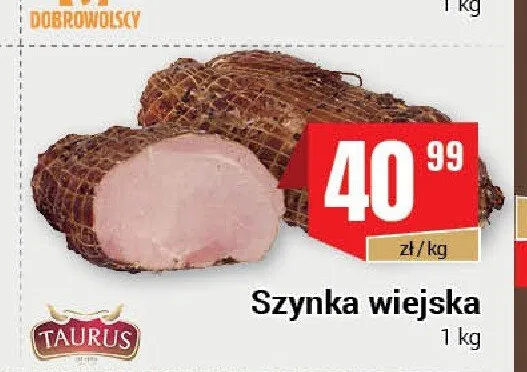 Szynka wiejska Taurus promocja w Premium Nasz Sklep