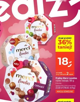 Praliny Merci Lovelies różne rodzaje promocja w Dealz