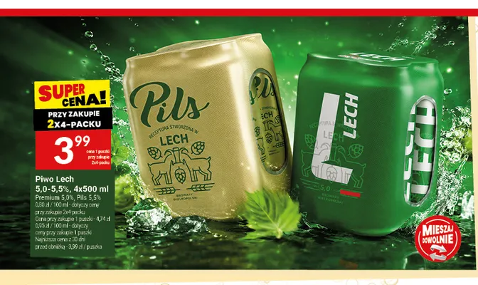 Piwo Lech Premium promocja w Twój Market