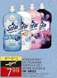 Koncentrat do płukania sofin 1,4-1,8 l różne rodzaje promocja w Wafelek