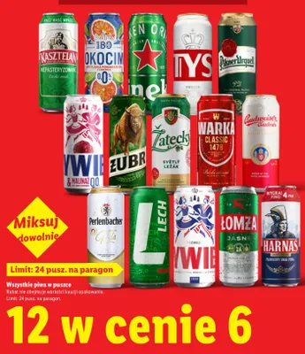 Piwo Žatecký Světlý Ležák promocja w Lidl