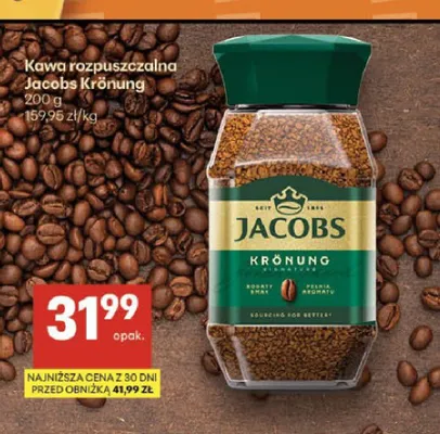 Kawa rozpuszczalna Jacobs Krönung promocja w Delikatesy Centrum