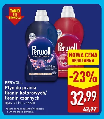 Płyn do prania tkanin kolorowych Perwoll promocja w Aldi
