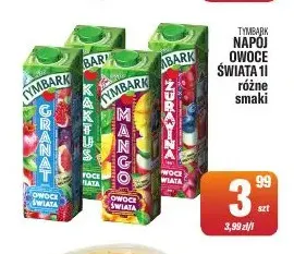 Napój Tymbark Owoce Świata żurawina promocja w Tomi Markt