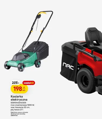 Kosiarka elektryczna promocja w Castorama