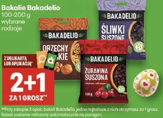 Bakalie Bakadelio promocja w Delikatesy Centrum