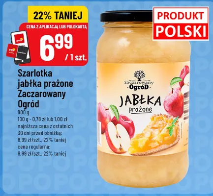 Szarlotka jabłka prażone Zaczarowany Ogród promocja w POLOmarket