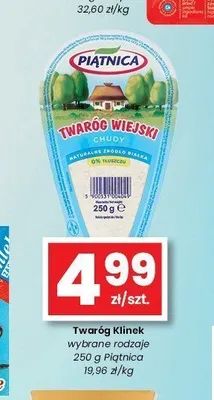 Twaróg Klinek Piątnica promocja w emma MARKET