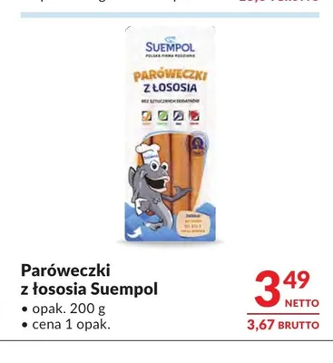 Paróweczki z łososia Suempol promocja w Makro