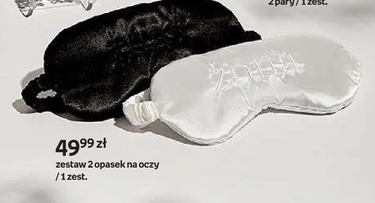 Zestaw 2 opasek na oczy ślubnych promocja w Empik
