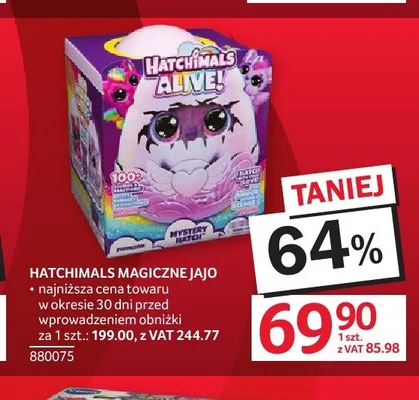 Hatchimals magiczne jajo promocja w Selgros
