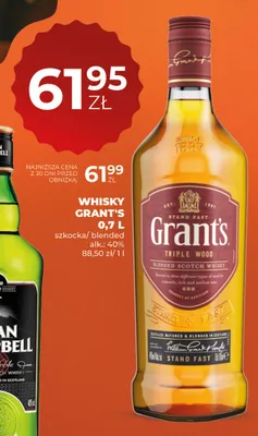 Whisky Grant's Triple Wood szkocka blended promocja w Duży Ben