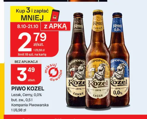 Piwo Kozel Ležák promocja w Chorten