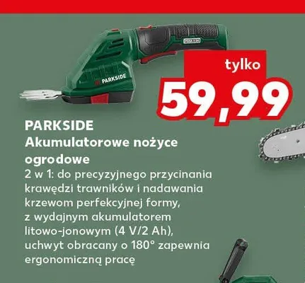Akumulatorowe nożyce ogrodowe Parkside promocja w Kaufland