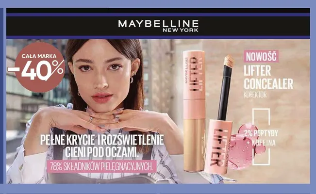 Kosmetyki do makijażu Maybelline New York promocja w Super-Pharm