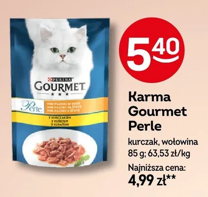Karma Gourmet Perle z kurczakiem promocja w Żabka