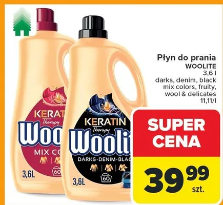 Płyn do prania Woolite darks, denim, black promocja w Carrefour