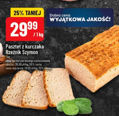 Pasztet z kurczaka Rzeźnik Szymon promocja w POLOmarket