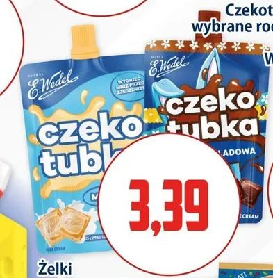 Czekotubka mleczna E.Wedel promocja w Kupiec