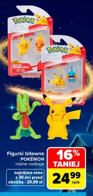 Figurki bitewne Pokémon promocja w Carrefour