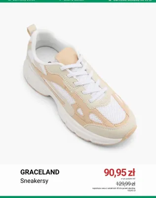 Sneakersy Graceland promocja w Deichmann