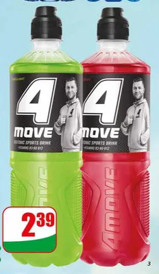 Napój izotoniczny 4move zielony promocja w Dino