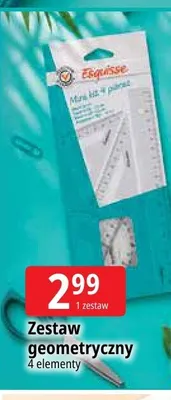 Zestaw geometryczny Esquisse 4 elementy promocja w Leclerc