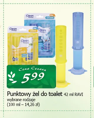 Punktowy żel do toalet Ravi promocja w CEZAR Delikatesy