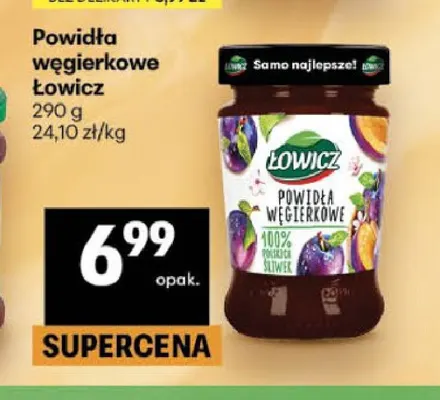 Powidła węgierkowe Łowicz promocja w Delikatesy Centrum