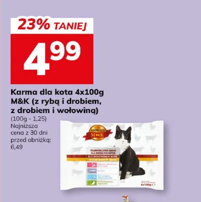 Karma dla kota M&K promocja w Hitpol