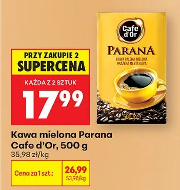 Kawa mielona Parana promocja w Biedronka