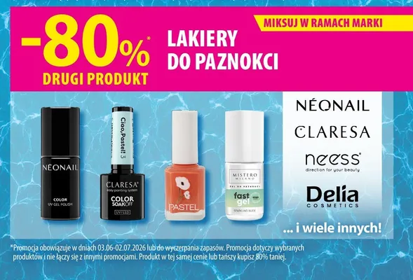 Lakiery do paznokci promocja w Hebe