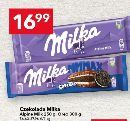 Czekolada Alpine Milk promocja w LEWIATAN