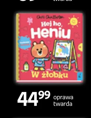 Książka Hej ho, Heniu W żłobku Wilga oprawa twarda promocja w Empik
