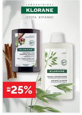 Szampon z chininą i organiczną szarotką KLORANE promocja w Ziko Dermo