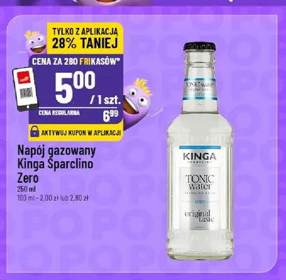 Napój gazowany Kinga Sparclino Zero promocja w POLOmarket