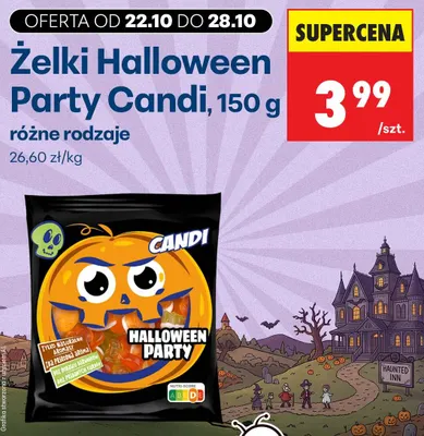 Żelki Halloween Party Candi promocja w Biedronka