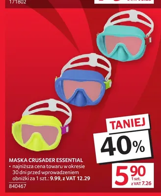 Maska Crusader Essential promocja w Selgros