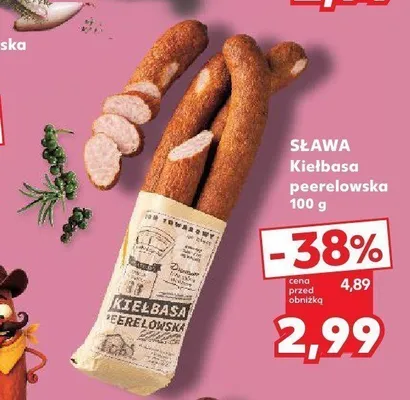 Kiełbasa peerelowska Sława promocja w Kaufland