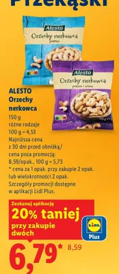 Orzechy nerkowca promocja w Lidl