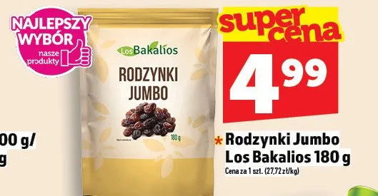 Rodzynki jumbo promocja w TOPAZ