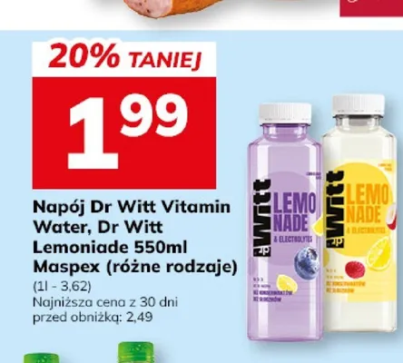 Napój Dr Witt Lemonade cytryna promocja w Hitpol