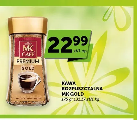 Kawa rozpuszczalna MK Café Premium Gold promocja w ABC