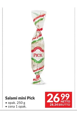 Salami mini Pick promocja w Makro