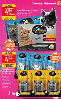 Saszetki dla kota Cat the Lord wybrane rodzaje promocja w POLOmarket