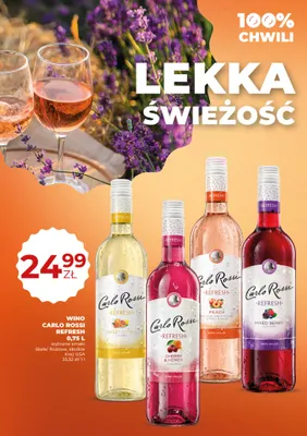 Wino Carlo Rossi Refresh Sweet Citrus promocja w Duży Ben