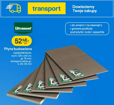 Płyta budowlana promocja w Castorama