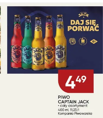 Piwo Captain Jack Blue Lagoon promocja w Chata Polska