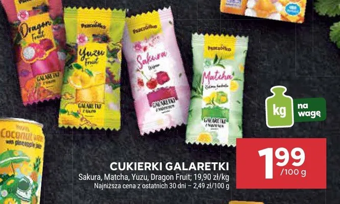 Cukierki galaretki Yuzu promocja w Stokrotka