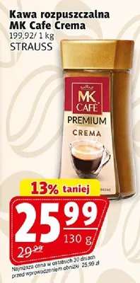 Kawa rozpuszczalna Cafe Crema promocja w Prim Market